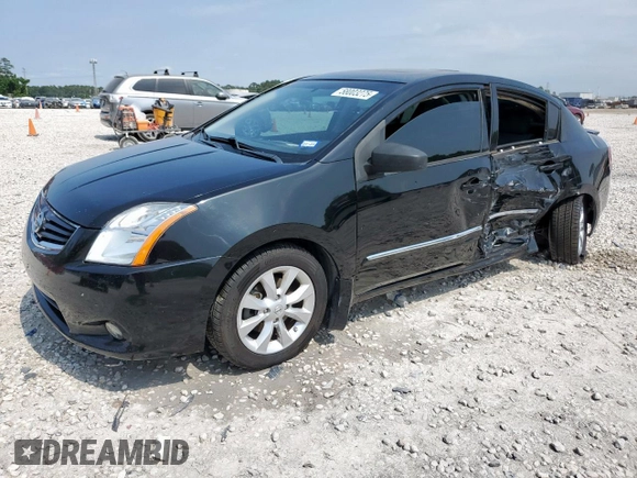 2012 Nissan Sentra S with VIN 3N1AB6AP5CL661675, listed as a Copart auction lot 58003275 with 132,980 mi miles and Salvage title. Bid and sale history available at DreamBid. Image 1.