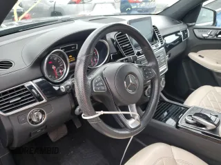 2017 Mercedes-Benz GLS 550 with VIN 4JGDF7DE0HA973881, listed as a Copart auction lot 73642754 with Not Provided miles and Salvage Title. Bid and sale history available at DreamBid. Image 9.