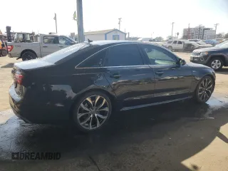2013 Audi A6 3.0T Prestige with VIN WAUHGAFC6DN054057, listed as a Copart auction lot 44455985 with 121,395 mi miles and Salvage Title. Bid and sale history available at carsss.com. Image 3.