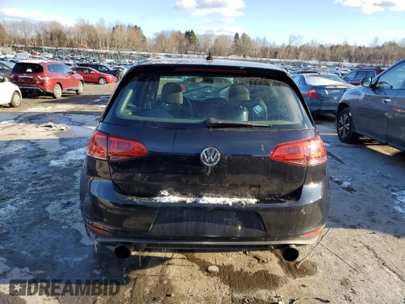 2015 Volkswagen Golf GTI SE with VIN 3VW5T7AU6FM008064, listed as a Copart auction lot 83295574 with 151,753 mi miles and Salvage Title. Bid and sale history available at carsss.com. Image 6.
