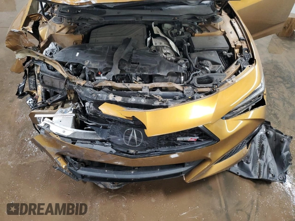 2021 Acura TLX Type S with VIN 19UUB7F09MA000219, listed as a Copart auction lot 50075445 with 35,341 mi miles and Salvage Title. Bid and sale history available at carsss.com. Image 11.