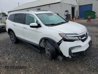 2021 Honda Pilot Elite with VIN 5FNYF6H01MB057789, listed as a Copart auction lot 58543815 with 60,602 mi miles and Salvage title. Bid and sale history available at DreamBid. Image 4.