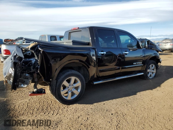 2013 Nissan Titan SV with VIN 1N6AA0EC1DN310572, listed as a Copart auction lot 50017235 with 114,349 mi miles and Salvage title. Bid and sale history available at DreamBid. Image 3.