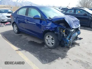 2013 Chevrolet Sonic LT with VIN 1G1JC5SH3D4243109, listed as a IAAI auction lot 41922174 with 177,499 mi miles and . Bid and sale history available at DreamBid. Image 1.