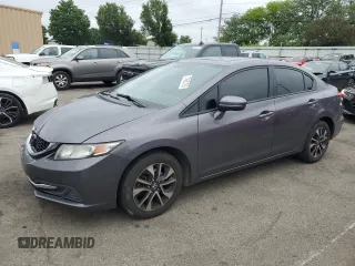2015 Honda Civic EX z VIN 19XFB2F86FE089876, wystawiony jako Copart lot #57665705 z przebiegiem 117 666 mil mil oraz Szkoda całkowita • Salvage title. Historia ofert i sprzedaży dostępna na DreamBid. Obrazek 1.