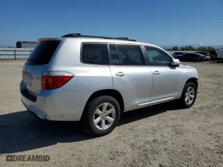2008 Toyota Highlander with VIN JTEES41A882061235, listed as a Copart auction lot 52651375 with 167,435 mi miles and Salvage Title. Bid and sale history available at carsss.com. Image 3.