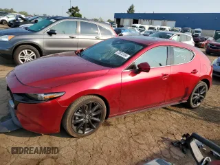 2019 Mazda Mazda3 Hatchback w/Premium Pkg with VIN JM1BPANM7K1145264, listed as a Copart auction lot 70813104 with 42,043 mi miles and Salvage Title. Bid and sale history available at carsss.com. Image 1.