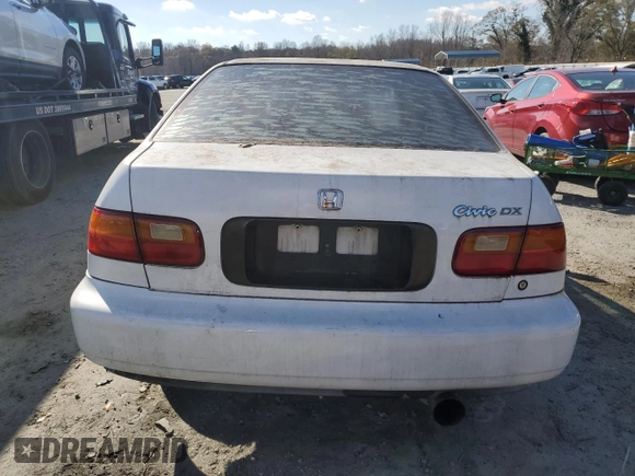 1995 Honda Civic DX z VIN 1HGEG8646SL023702, wystawiony jako Copart lot #82193694 z przebiegiem 213 950 mil mil oraz Szkoda całkowita • Salvage title. Historia ofert i sprzedaży dostępna na DreamBid. Obrazek 6.