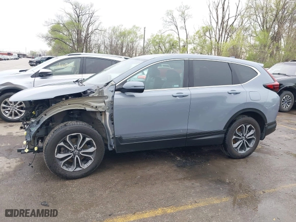 2021 Honda CR-V EX-L with VIN 2HKRW2H87MH672237, listed as a IAAI auction lot 41861474 with 33,500 mi miles. Bid and sale history available at carsss.com. Image 15.