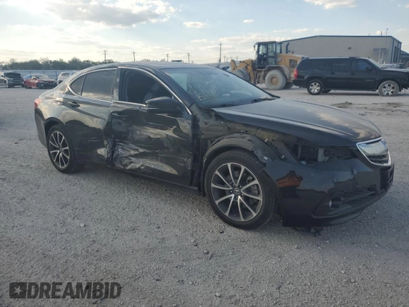 2016 Acura TLX V6 Advance with VIN 19UUB3F75GA001491, listed as a Copart auction lot 73559564 with 120,718 mi miles and Salvage Title. Bid and sale history available at carsss.com. Image 4.