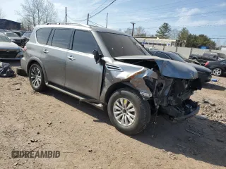 2020 Nissan Armada SL with VIN JN8AY2ND9L9108495, listed as a Copart auction lot 48424105 with 84,392 mi miles and Salvage Title. Bid and sale history available at carsss.com. Image 4.