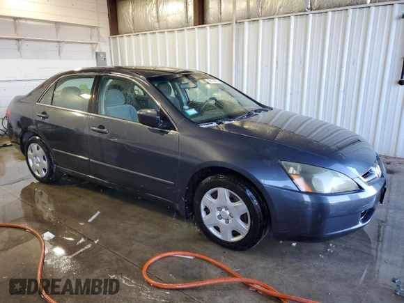 2005 Honda Accord LX with VIN 1HGCM66375A066635, listed as a Copart auction lot 46114795 with 175,620 mi miles and Salvage title. Bid and sale history available at DreamBid. Image 4.