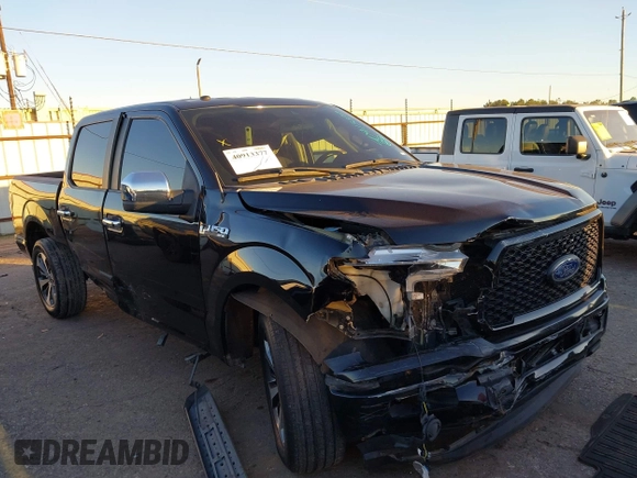 2019 Ford F-150 XL with VIN 1FTEW1CP7KKE76031, listed as a IAAI auction lot 40913377 with 56,578 mi miles and . Bid and sale history available at carsss.com. Image 1.