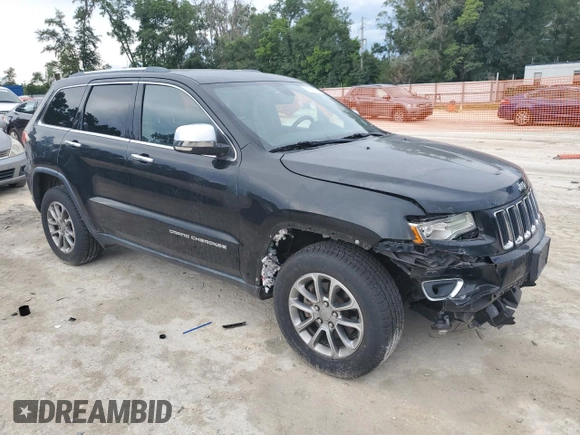 2014 Jeep Grand Cherokee Limited with VIN 1C4RJFBG3EC496158, listed as a Copart auction lot 61225185 with 133,309 mi miles and Salvage title. Bid and sale history available at DreamBid. Image 4.