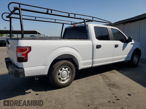 2018 Ford F-150 XL with VIN 1FTEW1C52JKC25138, listed as a Copart auction lot 62875235 with 164,826 mi miles and Clean title. Bid and sale history available at DreamBid. Image 3.