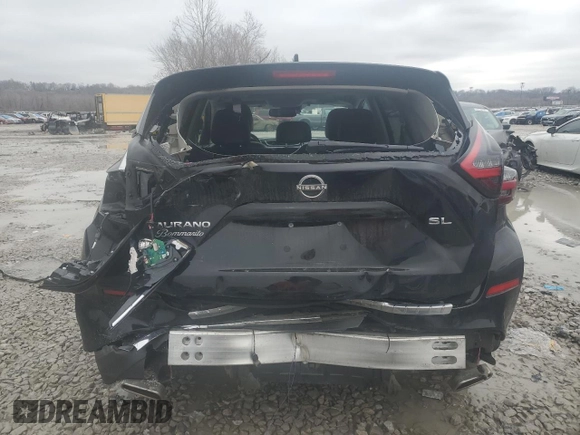 2023 Nissan Murano SL with VIN 5N1AZ2CJ7PC106699, listed as a Copart auction lot 44444885 with 28,186 mi miles and Salvage Title. Bid and sale history available at DreamBid. Image 6.