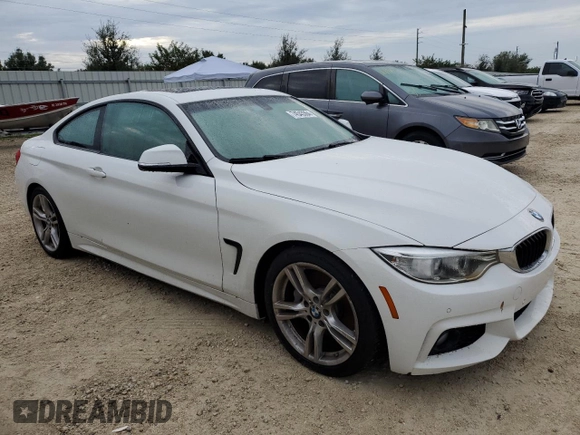 2017 BMW 4 Series 430i with VIN WBA4R7C50HK876667, listed as a Copart auction lot 74543364 with Not Provided miles and Salvage Title. Bid and sale history available at DreamBid. Image 4.