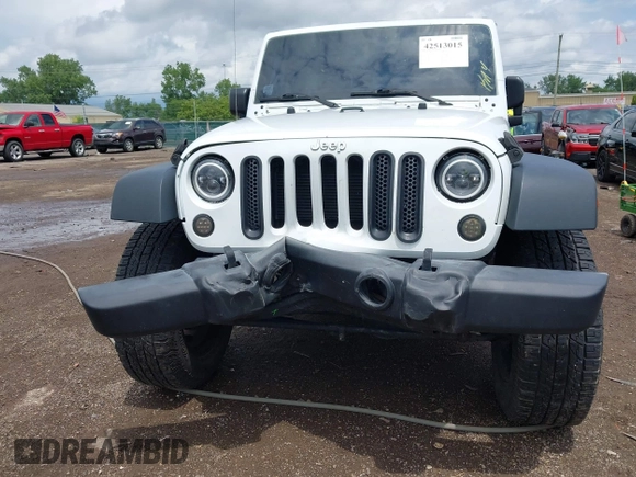 2016 Jeep Wrangler Black Bear with VIN 1C4AJWAG7GL106809, listed as a IAAI auction lot 42513015 with 86,730 mi miles and . Bid and sale history available at DreamBid. Image 6.