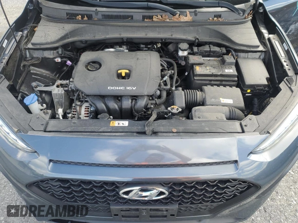 2021 Hyundai Kona SE z VIN KM8K1CAA2MU646536, wystawiony jako Copart lot #55553755 z przebiegiem 36 167 mil mil oraz Szkoda całkowita • Salvage title. Historia ofert i sprzedaży dostępna na DreamBid. Obrazek 11.