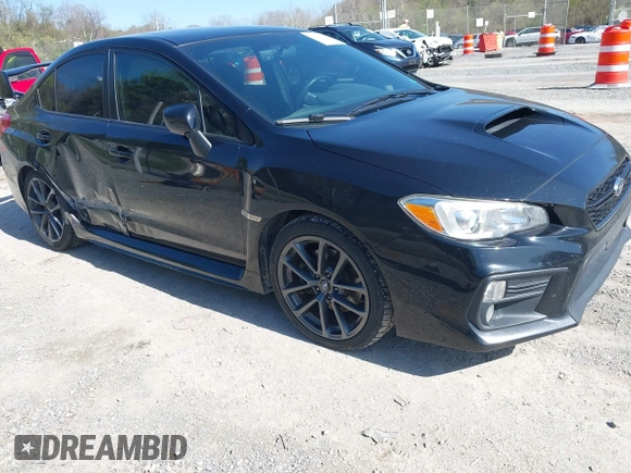 2018 Subaru WRX Premium with VIN JF1VA1C67J9825433, listed as a IAAI auction lot 41987183 with 105,332 mi miles. Bid and sale history available at carsss.com. Image 1.