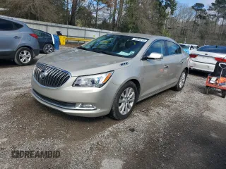 2015 Buick LaCrosse Leather with VIN 1G4GB5GR4FF226862, listed as a Copart auction lot 46358215 with 54,378 mi miles and Salvage Title. Bid and sale history available at DreamBid. Image 1.