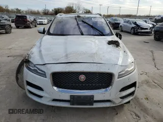 2018 Jaguar F-Pace 30t Portfolio with VIN SADCN2GXXJA321914, listed as a Copart auction lot 84450544 with 115,374 mi miles and Salvage title. Bid and sale history available at DreamBid. Image 5.