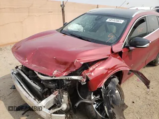 2017 Infiniti QX30 Luxury with VIN SJKCH5CR9HA024782, listed as a Copart auction lot 50143561 with 76,899 mi miles and Salvage title. Bid and sale history available at DreamBid. Image 9.