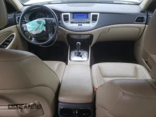 2009 Hyundai Genesis with VIN KMHGC46E29U039092, listed as a Copart auction lot 51525935 with 83,191 mi miles and Salvage Title. Bid and sale history available at DreamBid. Image 8.