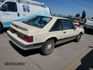 1989 Ford Mustang with VIN 1FABP41A2KF192787, listed as a Copart auction lot 55306575 with 14,103 mi miles and Clean title. Bid and sale history available at DreamBid. Image 3.