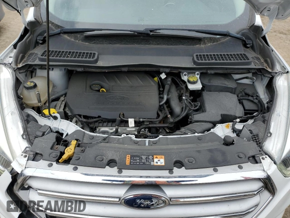 2017 Ford Escape SE with VIN 1FMCU0GD6HUA34874, listed as a Copart auction lot 53534365 with 138,824 mi miles and Salvage Title. Bid and sale history available at carsss.com. Image 12.