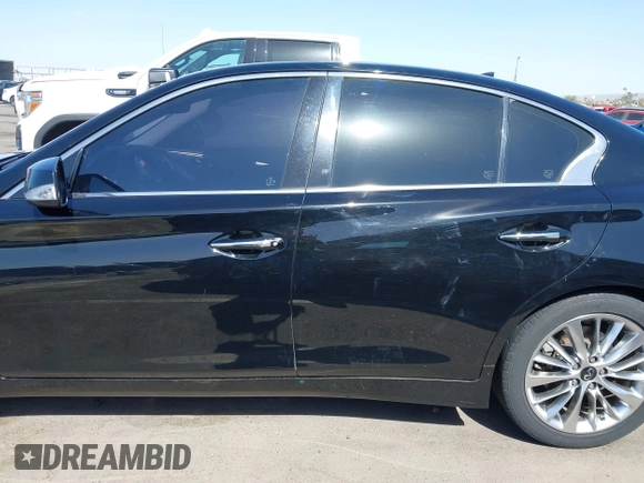2020 Infiniti Q50 Luxe with VIN JN1EV7AP1LM206746, listed as a IAAI auction lot 42115920 with 94,394 mi miles and . Bid and sale history available at DreamBid. Image 15.
