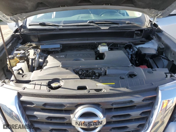 2017 Nissan Pathfinder SV with VIN 5N1DR2MN5HC646262, listed as a Copart auction lot 45595615 with 158,504 mi miles and Salvage Title. Bid and sale history available at carsss.com. Image 11.