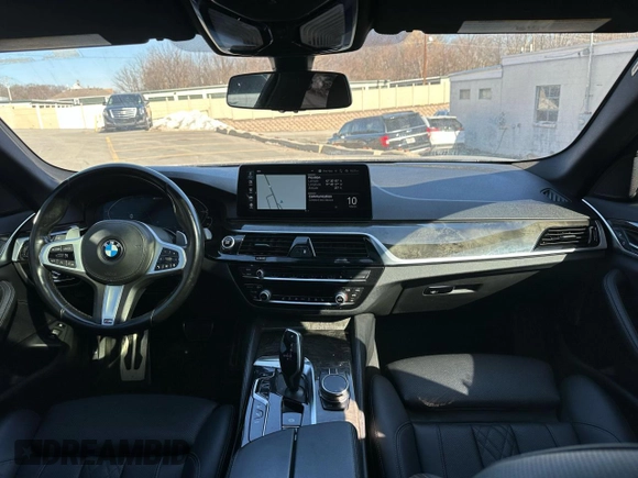 2021 BMW 5 Series 530e with VIN WBA13AG00MCG70580, listed as a Copart auction lot 48735115 with 74,628 mi miles and Clean Title. Bid and sale history available at carsss.com. Image 7.