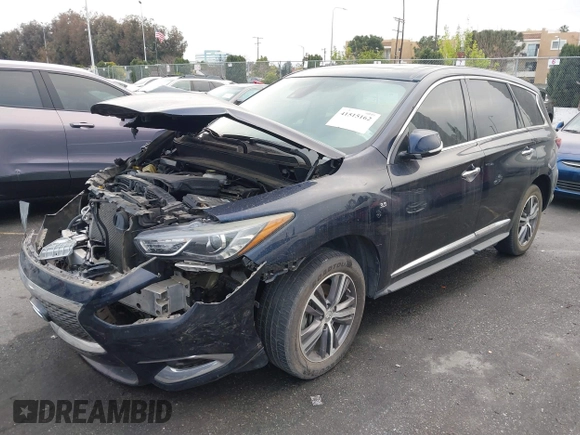 2019 Infiniti QX60 LUXE with VIN 5N1DL0MN1KC512944, listed as a IAAI auction lot 41515162 with 60,090 mi miles. Bid and sale history available at carsss.com. Image 17.