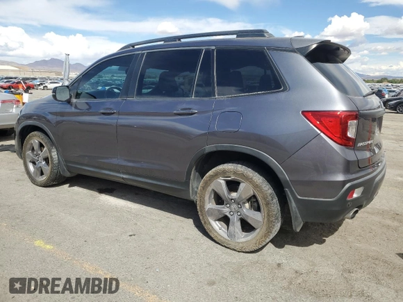2020 Honda Passport Touring z VIN 5FNYF8H9XLB007336, wystawiony jako Copart lot #51012975 z przebiegiem 74 620 mil mil oraz Szkoda całkowita • Salvage title. Historia ofert i sprzedaży dostępna na DreamBid. Obrazek 2.
