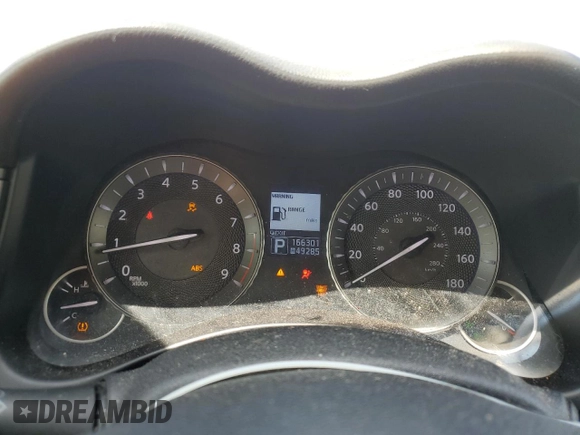 2011 Infiniti M37 with VIN JN1BY1AR9BM370205, listed as a Copart auction lot 73017334 with 166,301 mi miles and Salvage Title. Bid and sale history available at carsss.com. Image 9.