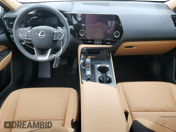 2025 Lexus NX with VIN JTJGDCAZ2S2016027, listed as a Copart auction lot 74098194 with 0 mi miles and Non Repairable. Bid and sale history available at carsss.com. Image 8.
