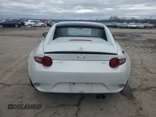 2018 Mazda MX-5 Miata RF Club with VIN JM1NDAL79J0203544, listed as a Copart auction lot 49482225 with 36,839 mi miles and Salvage Title. Bid and sale history available at carsss.com. Image 6.