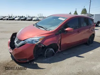 2017 Nissan Note SV with VIN 3N1CE2CP4HL361445, listed as a Copart auction lot 64514415 with 91,521 mi miles and Salvage title. Bid and sale history available at DreamBid. Image 1.