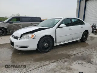 2011 Chevrolet Impala Police Police z VIN 2G1WD5EM8B1245782, wystawiony jako Copart lot #54894585 z przebiegiem 109 778 mil mil oraz Szkody całkowita. Historia ofert i sprzedaży dostępna na DreamBid. Obrazek 1.