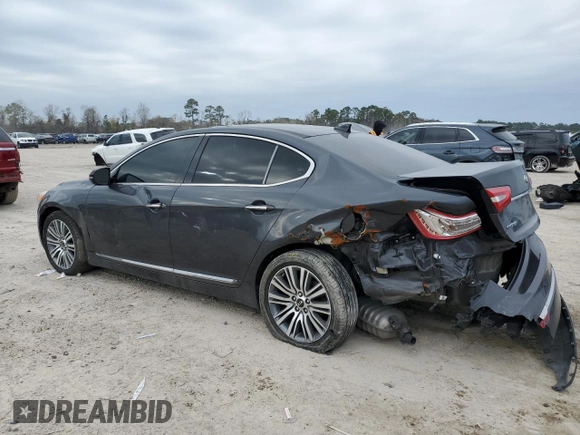 2016 Kia Cadenza Premium with VIN KNALN4D76G5221688, listed as a Copart auction lot 87072754 with 178,914 mi miles and Salvage Title. Bid and sale history available at carsss.com. Image 2.
