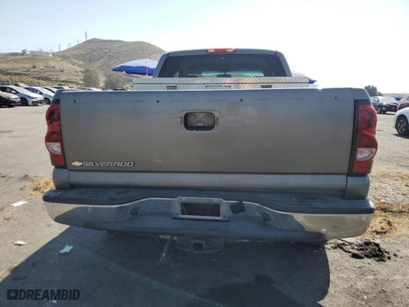 2007 Chevrolet Silverado 1500 Classic LT1 with VIN 1GCEC19X77Z154648, listed as a Copart auction lot 58427144 with 194,575 mi miles and Salvage Title. Bid and sale history available at carsss.com. Image 6.