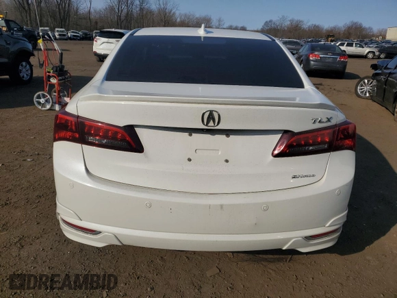 2015 Acura TLX V6 Advance with VIN 19UUB3F73FA003013, listed as a Copart auction lot 48968085 with 122,360 mi miles and Salvage Title. Bid and sale history available at carsss.com. Image 6.