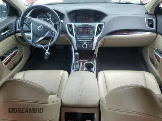 2017 Acura TLX with VIN 19UUB1F33HA004750, listed as a Copart auction lot 55268915 with 124,786 mi miles and Salvage title. Bid and sale history available at DreamBid. Image 8.
