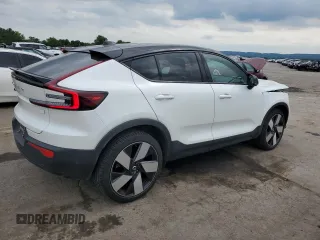 2022 Volvo C40 Recharge Pure Electric Ultimate with VIN YV4ED3GB6N2000581, listed as a Copart auction lot 57756094 with 18,060 mi miles and Salvage Title. Bid and sale history available at carsss.com. Image 3.