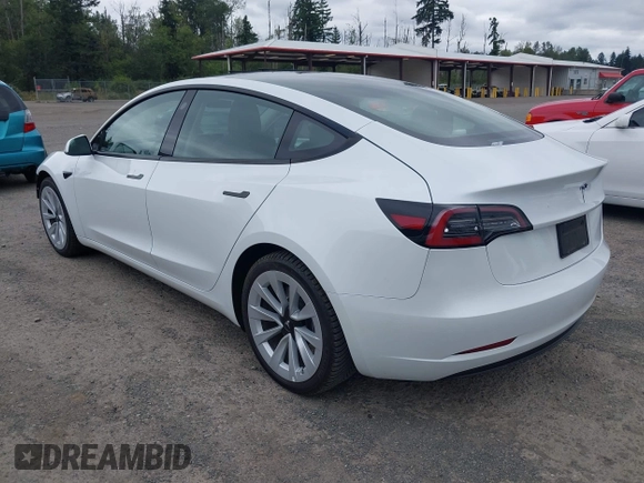2023 Tesla Model 3 z VIN 5YJ3E1EA9PF431356, wystawiony jako IAAI lot #42620155 z przebiegiem 101 626 mil mil oraz . Historia ofert i sprzedaży dostępna na DreamBid. Obrazek 3.