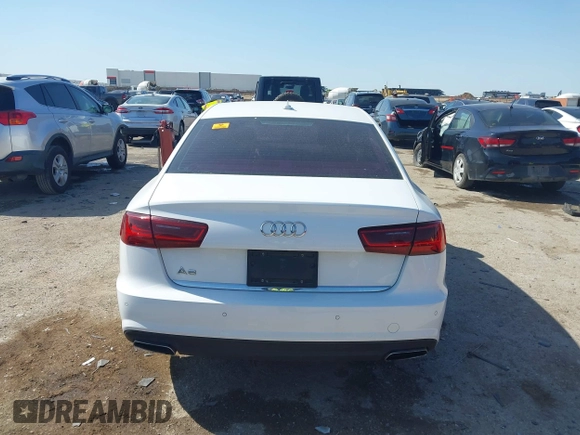 2018 Audi A6 Premium with VIN WAUC8AFC0JN098123, listed as a IAAI auction lot 41990057 with 1 mi miles. Bid and sale history available at carsss.com. Image 16.