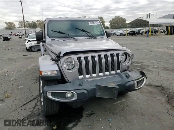 2020 Jeep Wrangler Unlimited Sahara with VIN 1C4HJXENXLW230207, listed as a Copart auction lot 80562424 with 0 mi miles and Salvage Title. Bid and sale history available at carsss.com. Image 11.