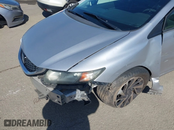 2015 Honda Civic EX z VIN 19XFB2F85FE234129, wystawiony jako IAAI lot #41947065 z przebiegiem 186 030 mil mil oraz . Historia ofert i sprzedaży dostępna na DreamBid. Obrazek 6.
