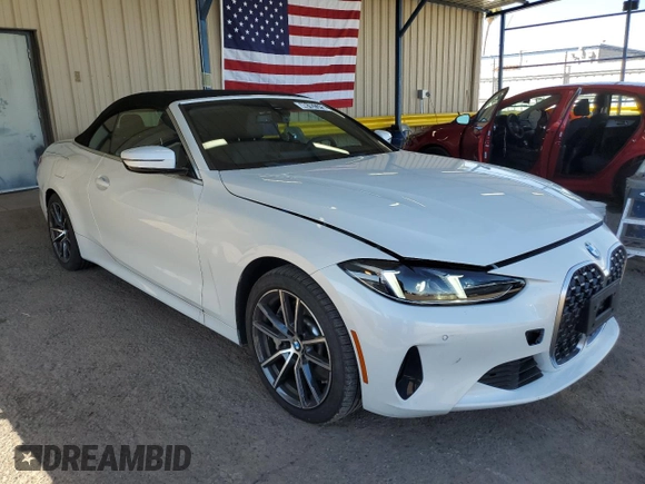 2025 BMW 4 Series 430i xDrive with VIN WBA53DB09SCT32390, listed as a Copart auction lot 48107375 with 11,555 mi miles and Clean Title. Bid and sale history available at DreamBid. Image 4.